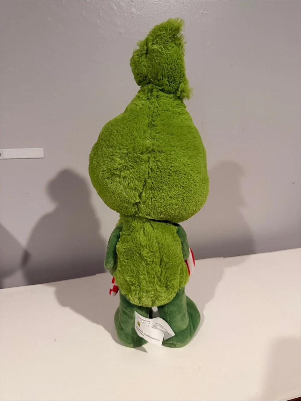 Dancing and Singing Green Grinch Plush Toy  - Soft Holiday Stuffed Toy
